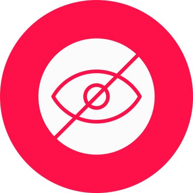 Göz. Web simgesi basit tasarım