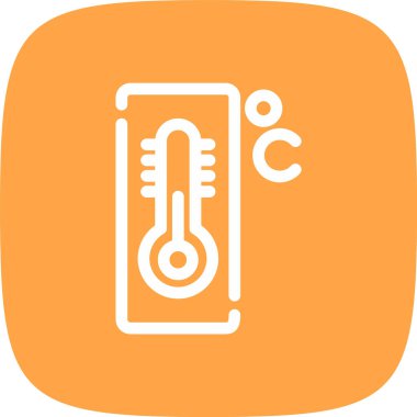 vektör termometre simgesi çizimi