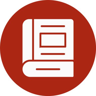 Kitap. Web simgesi vektör illüstrasyonu