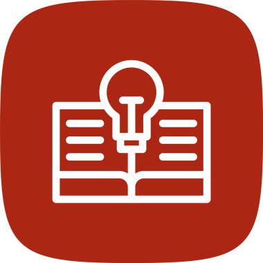 Kitap simgesinin vektör illüstrasyonu