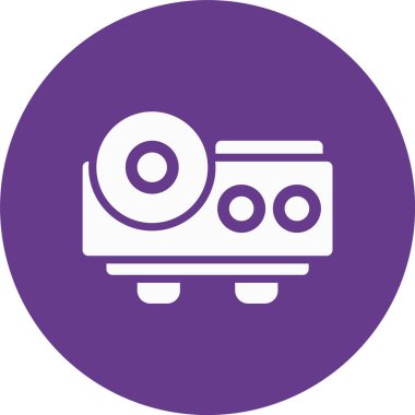 Benzersiz Radyo Vektörü Kabartma Simgesi