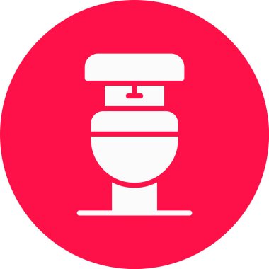 Tuvalet simgesinin vektör illüstrasyonu