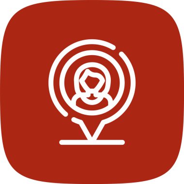 Eşsiz Uydu Vektör Satırı Simgesi