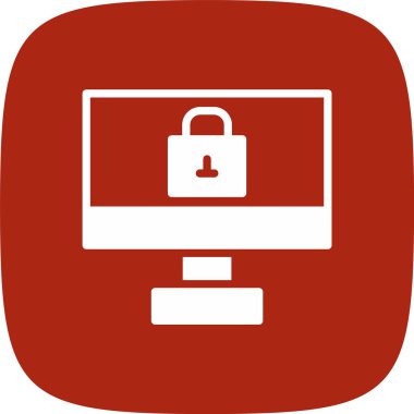 Web güvenlik vektör simgesi