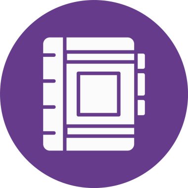 kitap simgesi vektör illüstrasyonu