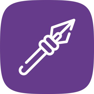 Balta satır simgesi, vektör illüstrasyonu