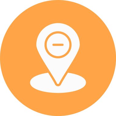 harita konumu ikon vektör illüstrasyonu