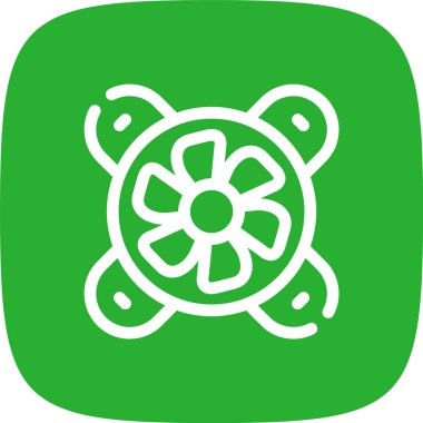 beautiful flower vector line icon