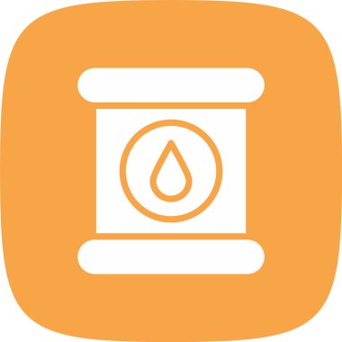 yağ damlası simgesi, vektör illüstrasyonu