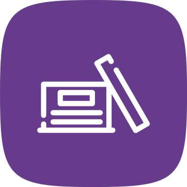 Eşsiz Kitaplar Vektör Kabartma Simgesi