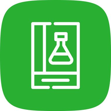 Benzersiz matara vektör simgesi