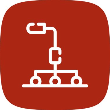 vinç simgesi vektör illüstrasyonu