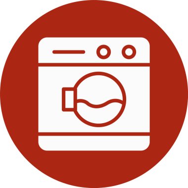 Çamaşır Makinesi. Web simgesi