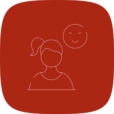 Güvenilir Satır Yuvarlak Köşesi Basit Simge, Vektör Resimleri