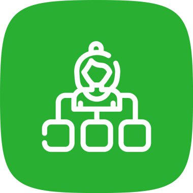 Benzersiz kullanıcı ayarları vektör simgesi