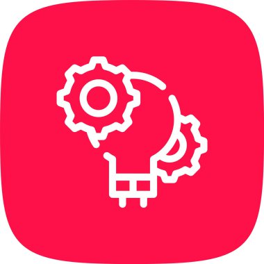 Yaratıcı Fikir Basit Simgesi, Vektör İllüstrasyonu