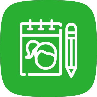 Takvim simgesinin vektör illüstrasyonu