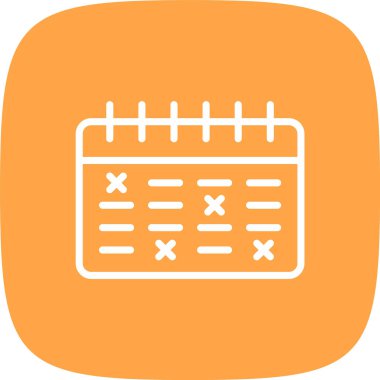 Çizgi Çizgisi Yuvarlak Köşe Basit Simge, Vektör Resimleri