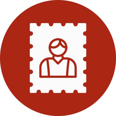 Harf simgesi olan bir adam