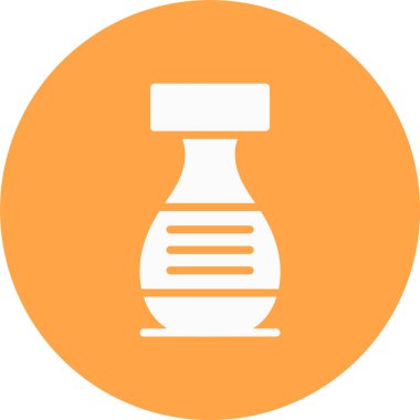 Şişe. Web simgesi basit illüstrasyon