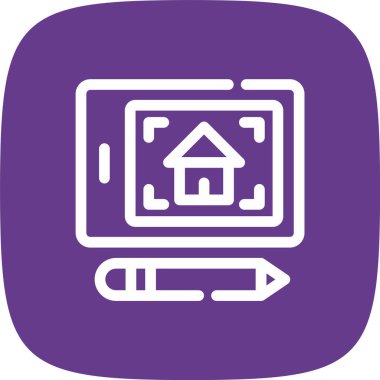 Modern b 'nin vektör illüstrasyonu eksik simgesi