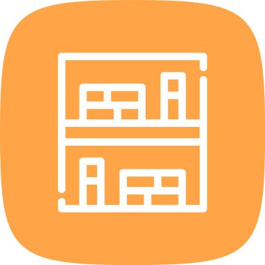 Yapı simgesinin vektör illüstrasyonu