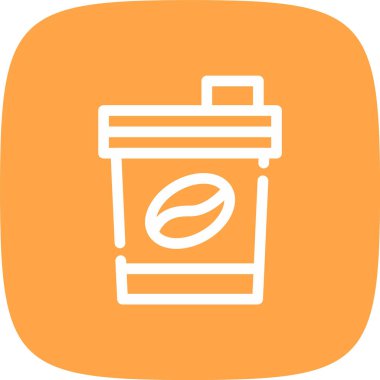 Vektör Kahve Simgesi illüstrasyonu