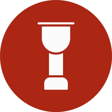 Kum saati simgesinin vektör çizimi