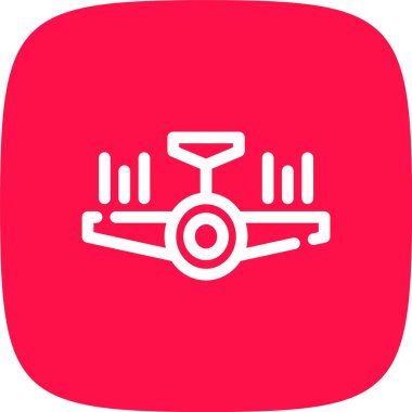 Modern oto tamir simgesinin vektör illüstrasyonu