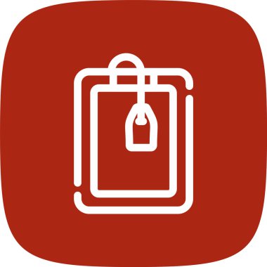 etiket simgesi vektör illüstrasyonu