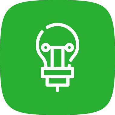 Ampul vektör simge işareti simge vektör çizim kişisel ve ticari kullanım için..