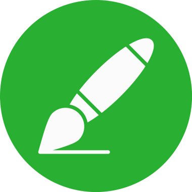 Boya fırçası. Web simgesi