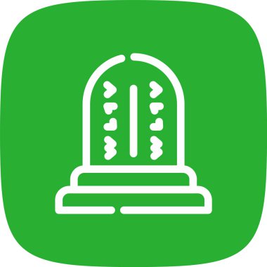 benzersiz sütun çizgisi vektör simgesi