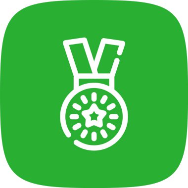 Madalya vektör simgesi kişisel ve ticari kullanım için vektör illüstrasyonu..