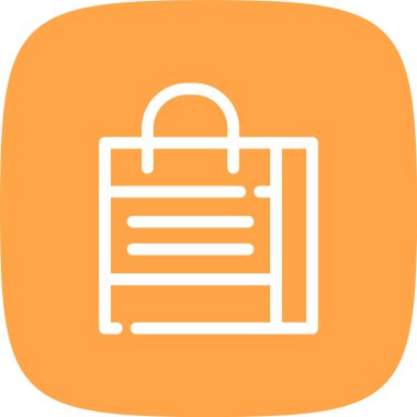 çanta simgesi vektör illüstrasyonu