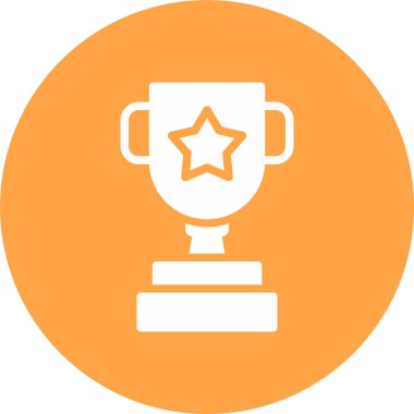 Kupa. Web simgesi basit tasarım