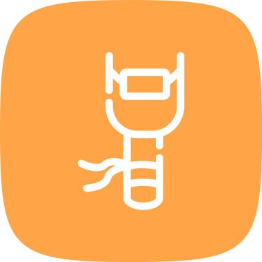 Modern b 'nin vektör çizimi kemik simgesinden yoksun