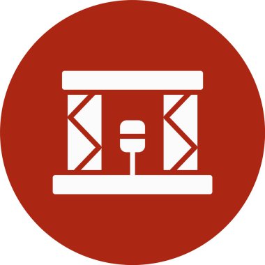 Modern simgenin vektör illüstrasyonu