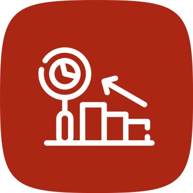 iş grafiği simgesi, vektör illüstrasyonu