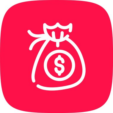 Dolar vektör illüstrasyonu, simge