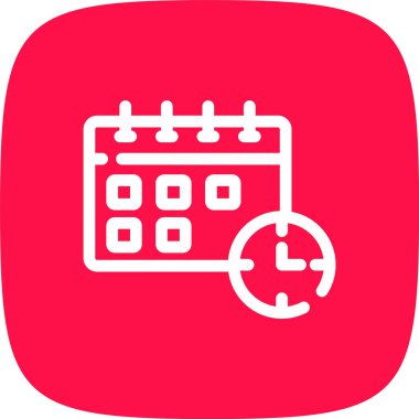 Takvim simgesi soyut arkaplanda izole edildi