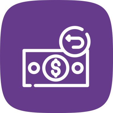 Dolar simgesi vektör illüstrasyonu