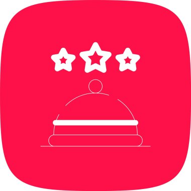 Gıda İnceleme Hattı Yuvarlak Köşeli Basit Simge, Vektör Resimleri