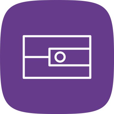 Shopner Line Yuvarlak Köşesi Basit Simge, Vektör Resimleri