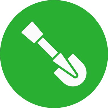 Yeşil bir simgenin vektör illüstrasyonu