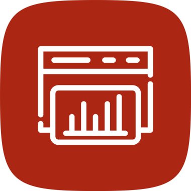 tarayıcı pencere simgesi vektör illüstrasyonu