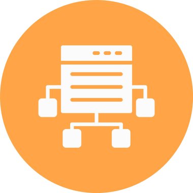 seo modern simgesinin vektör illüstrasyonu