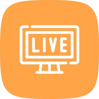 canlı vektör renk çizgisi simgesi