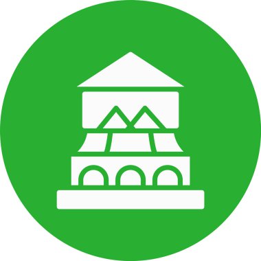 Yapı simgesinin vektör illüstrasyonu