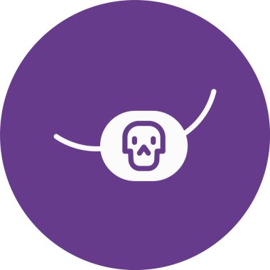 vektör kafatası simgesi